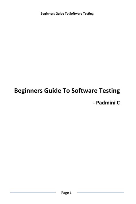 white paper topics on performance testing|A Beginners Guide To .